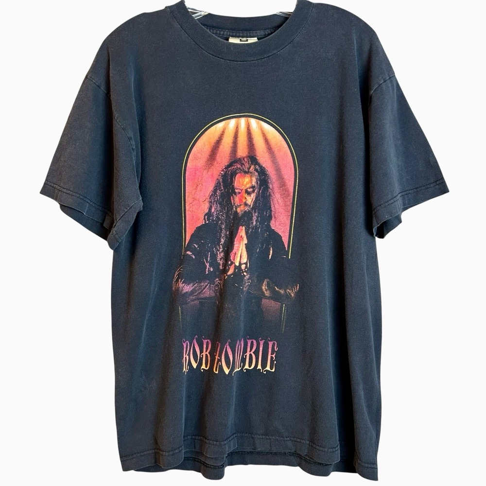Vintage 1998 Rob Zombie Short sleeve Satan Is My Co Pilot T Shirt Original Sz L